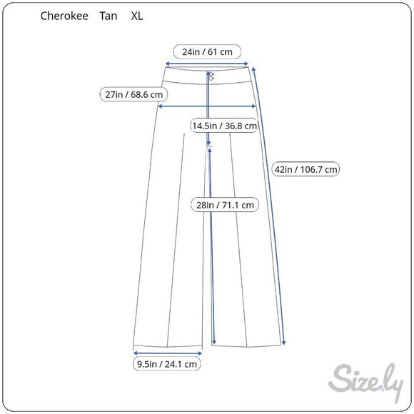 Cherokee Womens Grey White Checkered Lightweight Flowy Drawstring Waist Pants XL - Picture 8 of 9